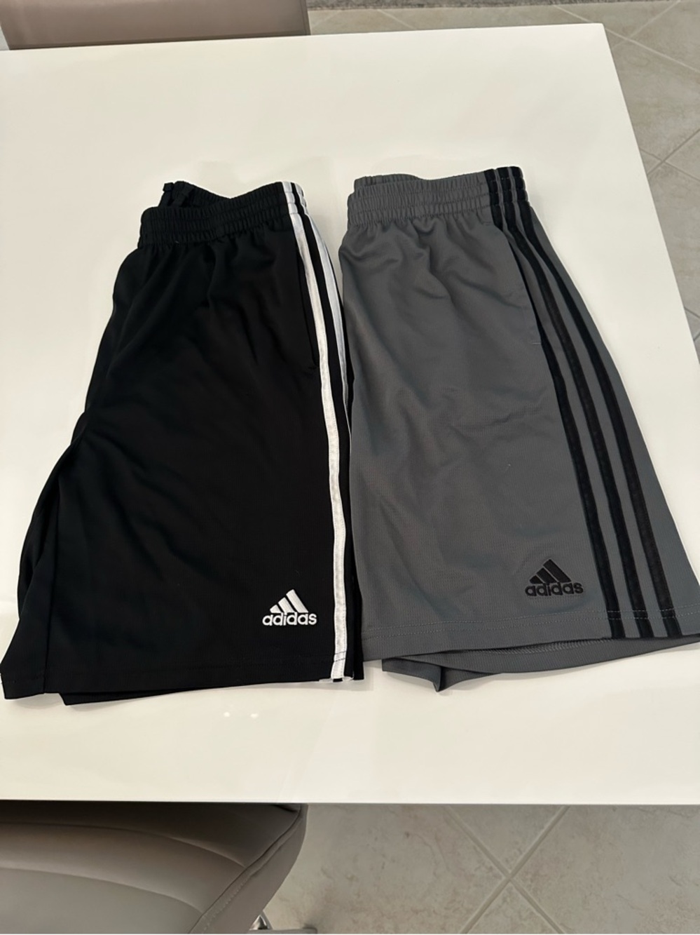 adidas Black & Gray Athletic Shorts Duo